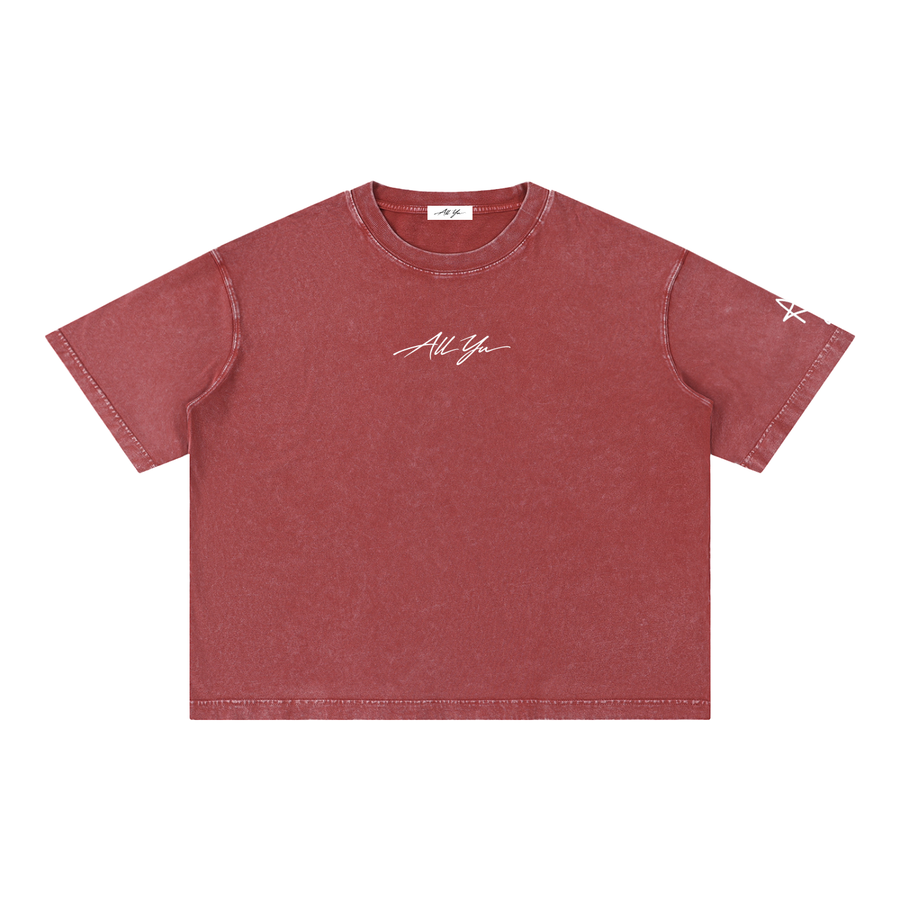 All Yu Classic Boxy Tee — Red
