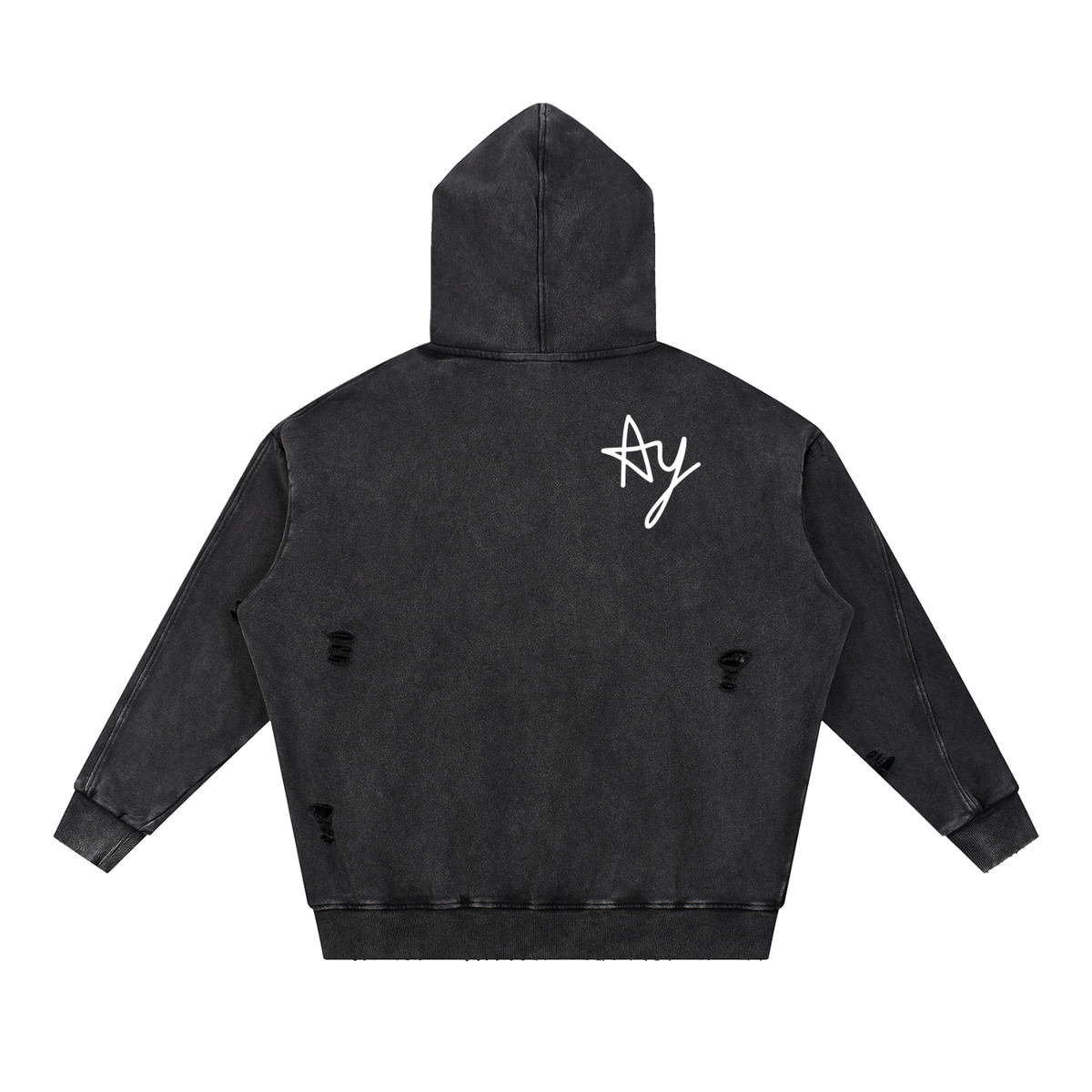 All Yu - Outlast Distressed Hoodie — All Yu - Outlast Distressed Hoodie, view 2
