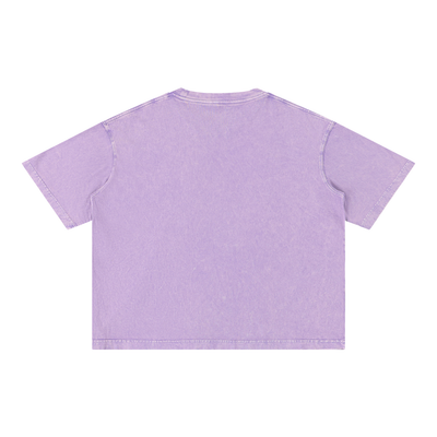 Mineral Wash Boxy Cotton Tee