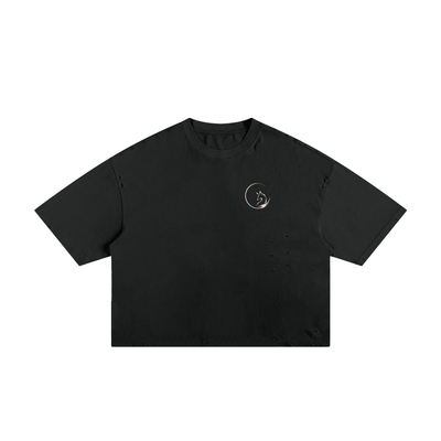 Classic Frayed Boxy Tee