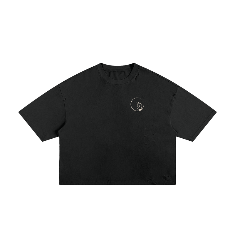 Classic Frayed Boxy Tee