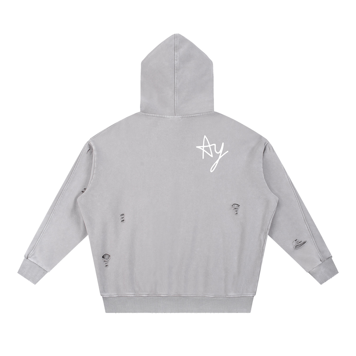 All Yu - Outlast Distressed Hoodie — All Yu - Outlast Distressed Hoodie, view 4