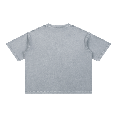 Mineral Wash Boxy Cotton Tee
