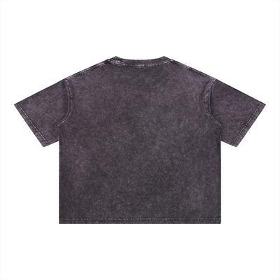 Mineral Wash Boxy Cotton Tee