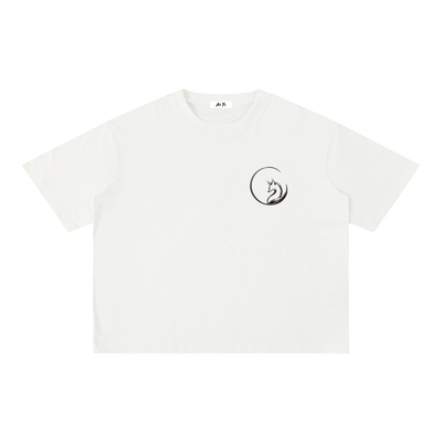 Mineral Wash Boxy Cotton Tee
