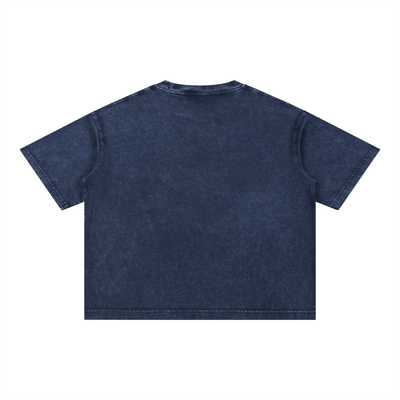 Mineral Wash Boxy Cotton Tee